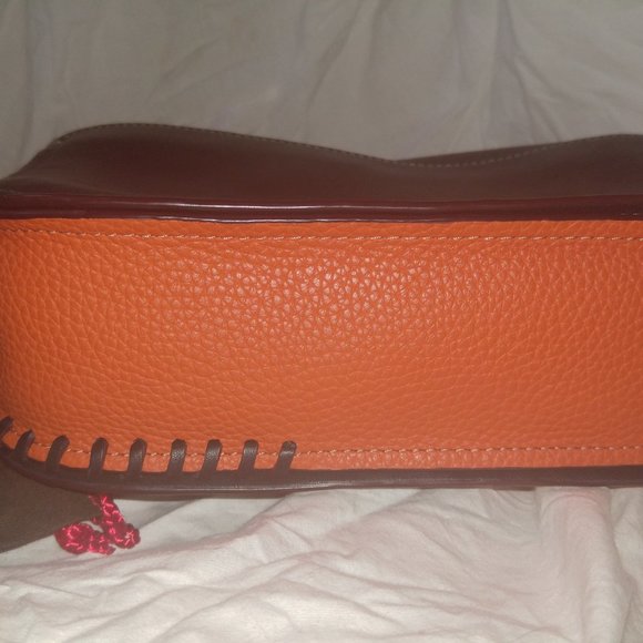 Coach Rip and Repair Small Link Messenger Bag in Leather - Picture 5 of 14